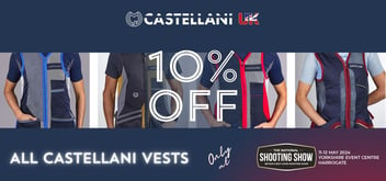 Explore the top features of Castellani shooting vests at the National Shooting Show 2024. From ergonomic design to specialised features, find out why these vests are a favourite among shooters.